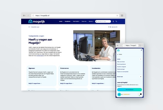 FAQ page on desktop and mobile