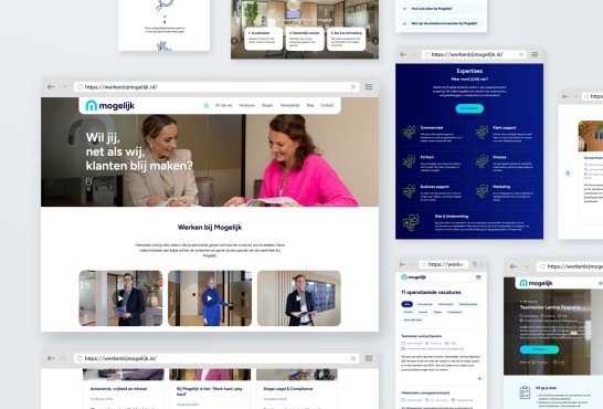 Careers website for Mogelijk Vastgoedfinancieringen