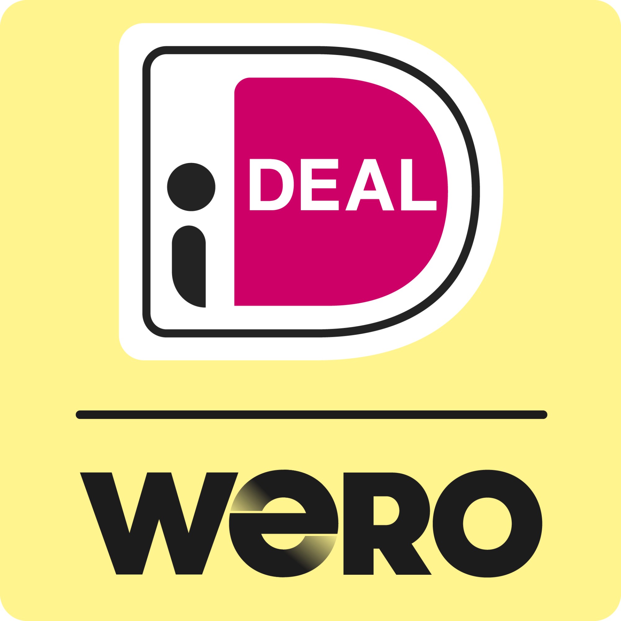 Het logo van iDEAL Wero