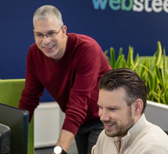 Werknemers Websteen in overleg