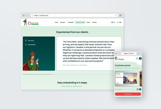 Maatwerk website voor Cavalier