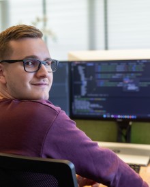 Djim aan het werk
