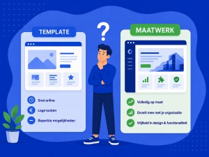 Website op maat of template laten maken: welke keuze past bij jou?