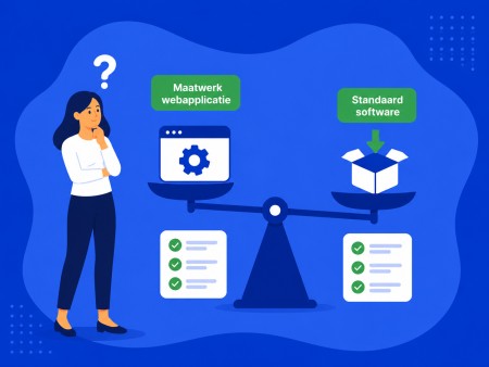 Maatwerk webapplicatie of standaard software: hoe kies je?