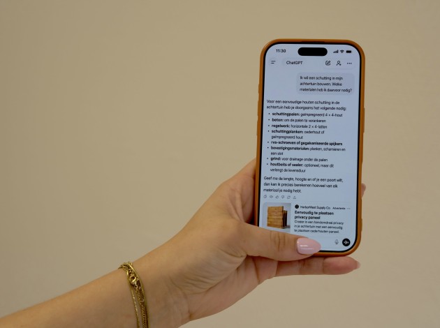 ChatGPT ads voorbeeld Nederland