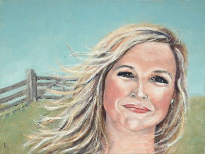 poldermodel acrylverf 30 x 40 cm