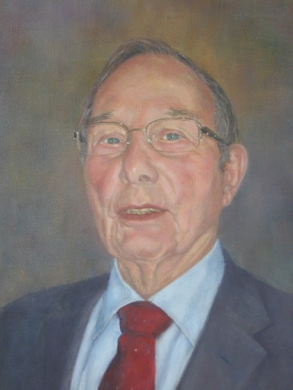 heer, olieverf 40 x 50 cm