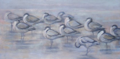 kluten, 40 x 60 cm acrylverf
