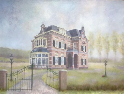 villa johanna olieverf 60 x 80 cm