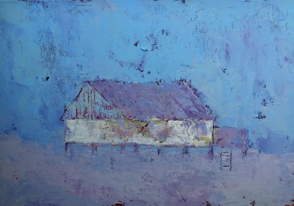 heartbreak hotel, acrylverf 40 x 60 cm