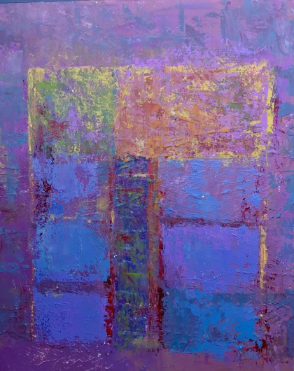 10 en 11, acrylverf 40 x 50 cm