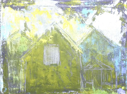4, acrylverf 30 x 40 cm