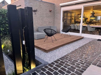 Tuinaanleg Huizen - het Gooi. Tuinontwerp en aanleg Almere Buitenleven (1)