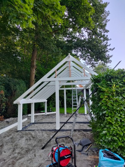 constructie opbouw kapschuur