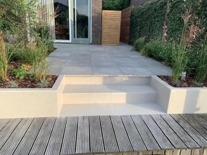trap in tuin chique