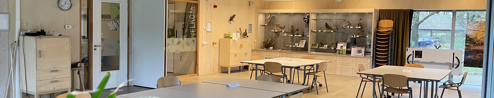 Een zaal in het Groene Huis.