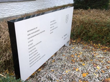 welkomstbord