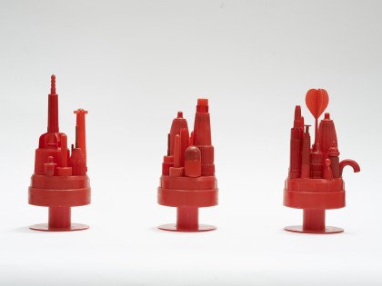 Carolien Adriaansche Mini Metropolis rood