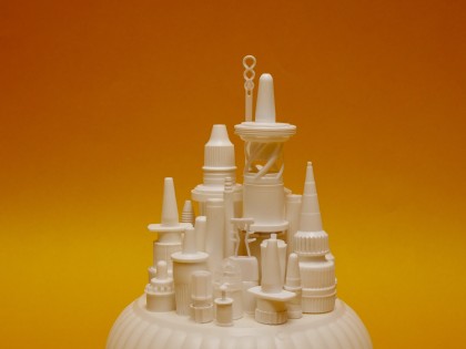Carolien Adriaansche Mini Metropolis wit