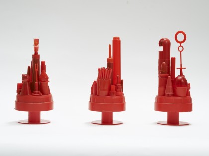 Carolien Adriaansche Mini Metropolis rood