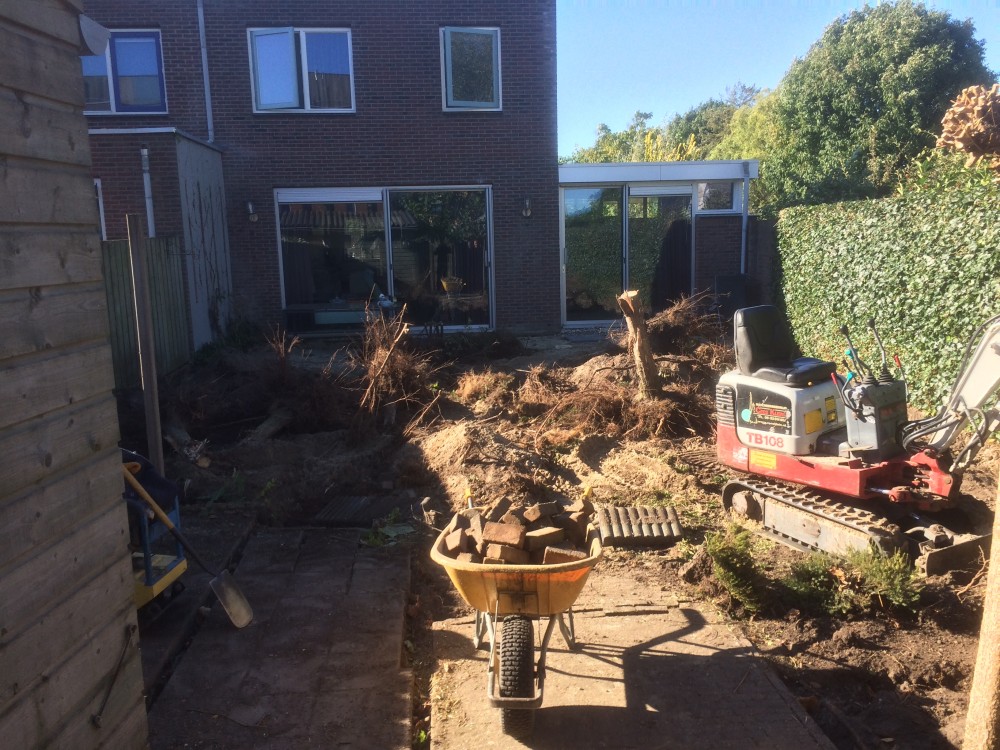 Tuinaanleg in de Bijvanck, Blaricum