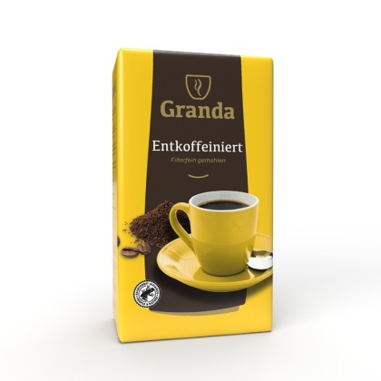 Verpakkingsontwerp Granda Entkoffeiniert