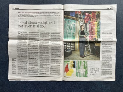 Carolien Adriaansche NRC - foto Merlijn Doomernik.