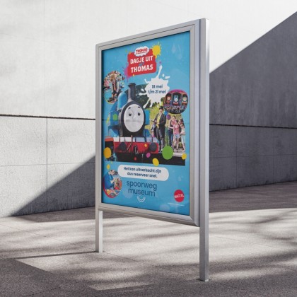 A0 poster dagje uit met thomas spoorwegmuseum
