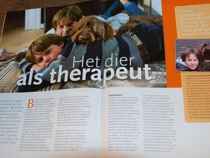 In de media