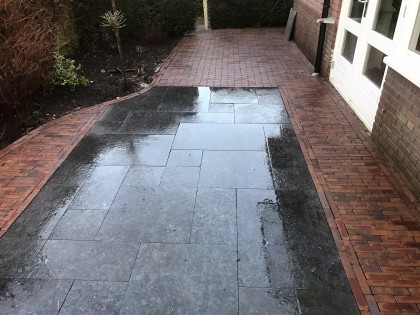Tuinaanleg en sierbestrating in Huizen