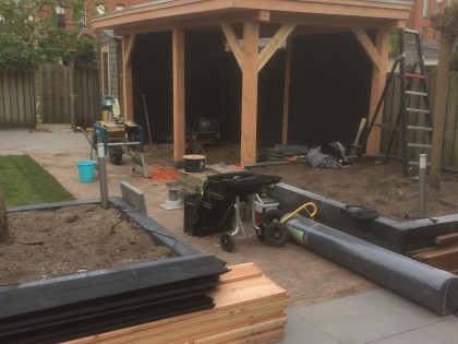 Tuinaanleg in de Bijvanck, Blaricum