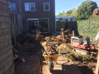 Tuinaanleg in de Bijvanck, Blaricum