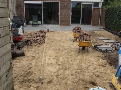 Tuinaanleg in de Bijvanck, Blaricum