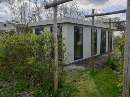 thuiskantoor in de tuin Almere Buitenleven