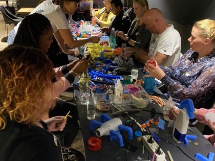 De Afvaljuf - Amsterdam Arena - recycle workshops 4
