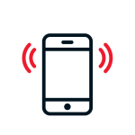 Icoon telefonische kennismaking