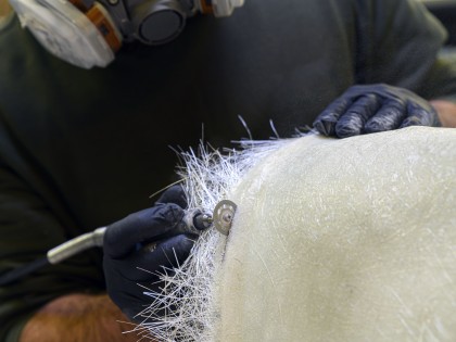 Polyester reparatie
