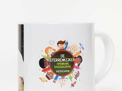 Mok met logo schoo-1l