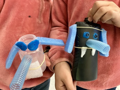Workshop with waste (from Sophia Children's Hospital)