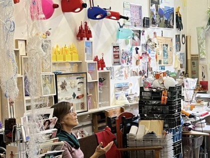 Mijn atelier tijdens de open atelier dagen 2023