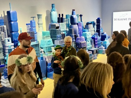 Carolien Adriaansche De Blauwe Stad opening expositie Kinderbiënnale