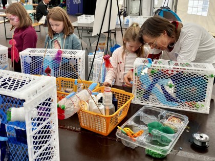 De Afvaljuf - Vlaamse Waterweg - Plastic Soep - Workshop en kunstwerk