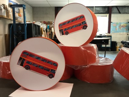Lampenkappen Kinderdagverblijf Bink, losse geprinte diffuser