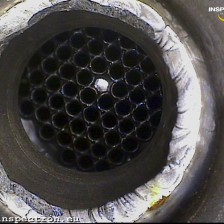 Weld inspection heat exchanger