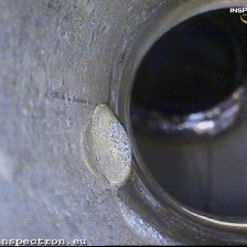 Weld inspection heat exchanger