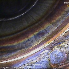 Weld inspection heat exchanger