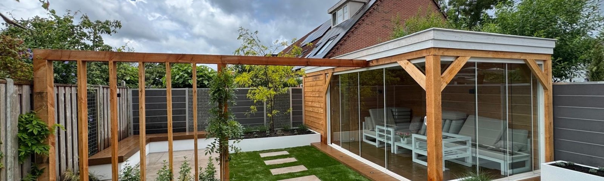 Tuin overkapping