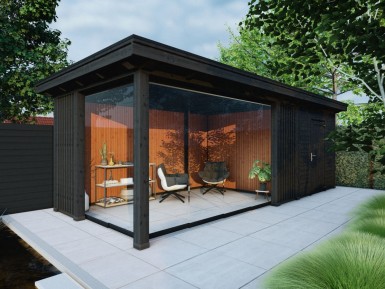 Trendhout Overkapping met schuur Almere (7)2