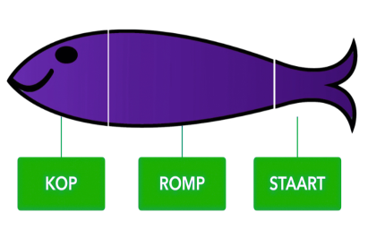 Kop, Romp, Staart