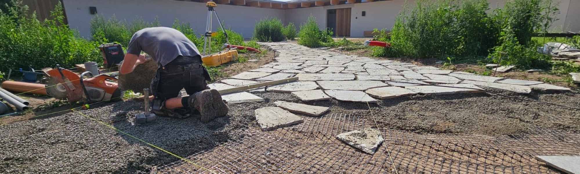 Tuinpad Bestrating